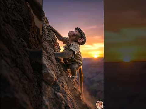 He Risked It All To Save A Baby Bird! 😱🐒❤️  #MomoTheHero #Animalrescue #Cute #viralshorts #Kindness