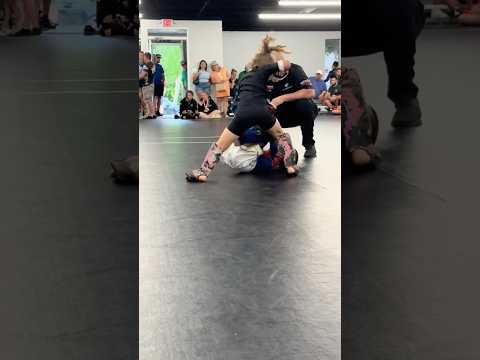 Small body. Big power. 💪 #fight #ufc #lovelylucy #reactions #shorts #viral