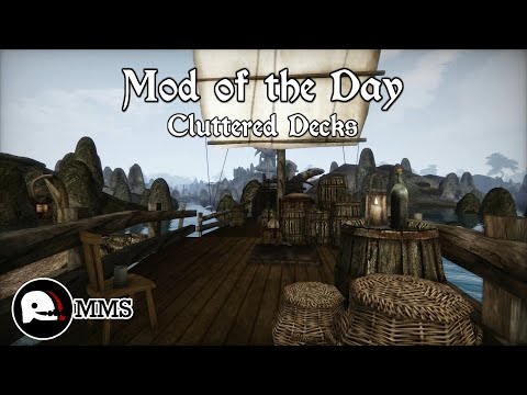 Morrowind Mod of the Day EP24 - Cluttered Decks - A Ship Detailing Mod Showcase
