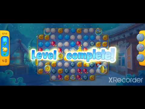 【Fishdom】フィッシュダム　Lv.6714　スーパーハードレベルクリア！(延長1回あり)
