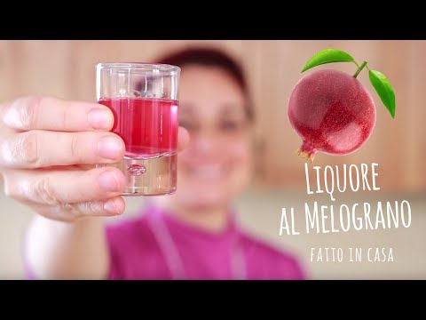 LIQUORE AL MELOGRANO FATTO IN CASA DA BENEDETTA Ricetta Facile