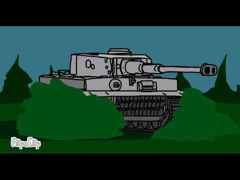 Tiger H1 vs M4 Sherman [flipaclip]