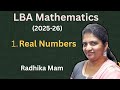 LBA Real Numbers Mathematics Class 10