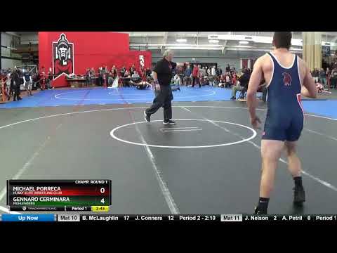 U23 92 KG Michael Porreca Husky Elite Wrestling Club Vs Gennaro Cerminara Muhlenberg