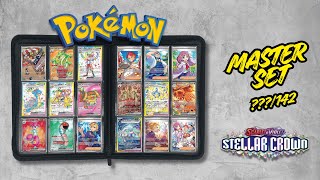 Pokemon Stellar Crown Complete Master Set #pokemon #pokemoncards