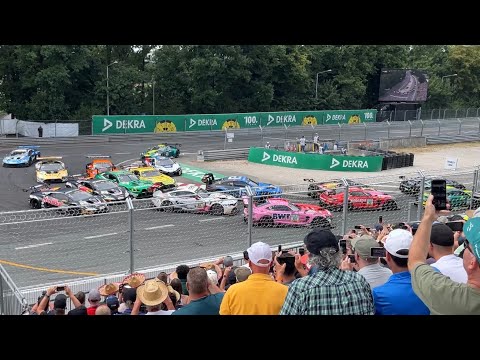 DTM Norisring 2025 Sonntag Start Crash