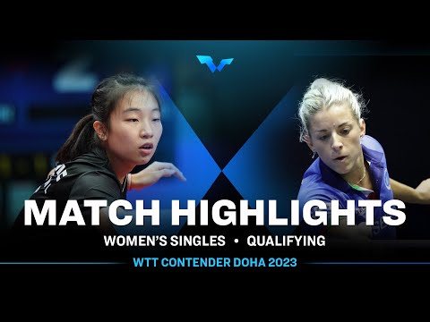 Zhang Wanling vs Debora Vivarelli | WS Qual | WTT Contender Doha 2023