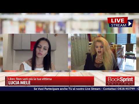 Lucia Mele presenta in diretta il suo libro "Non sarò più la tua vittima"