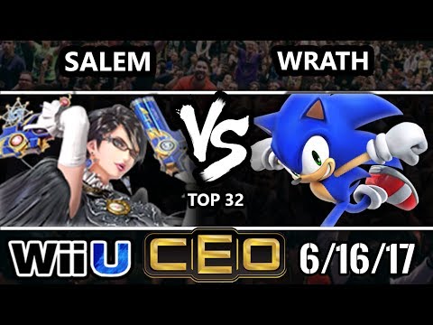 CEO 2017 Smash 4 - Wrath (Sonic) vs MVG | Salem (Bayonetta) Wii U Top 32