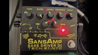 Video thumbnail for Tech 21 SansAmp Bass Driver DI V2 Review and Demo by Philip Brennan