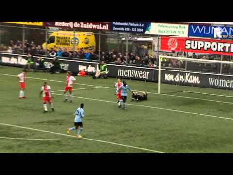 Alle doelpunten van IJsselmeervogels - Feyenoord (2-4)