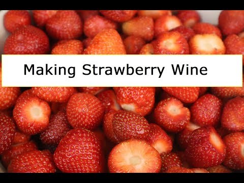 Making Strawberry Wine - Its Incredible!