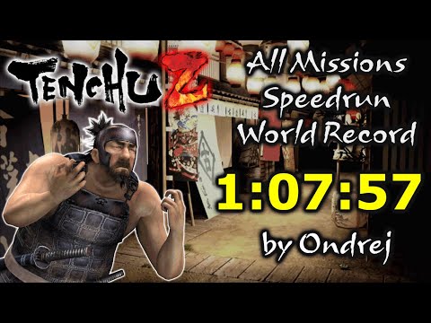 Tenchu Z All Missions Speedrun World Record in 1:07:57