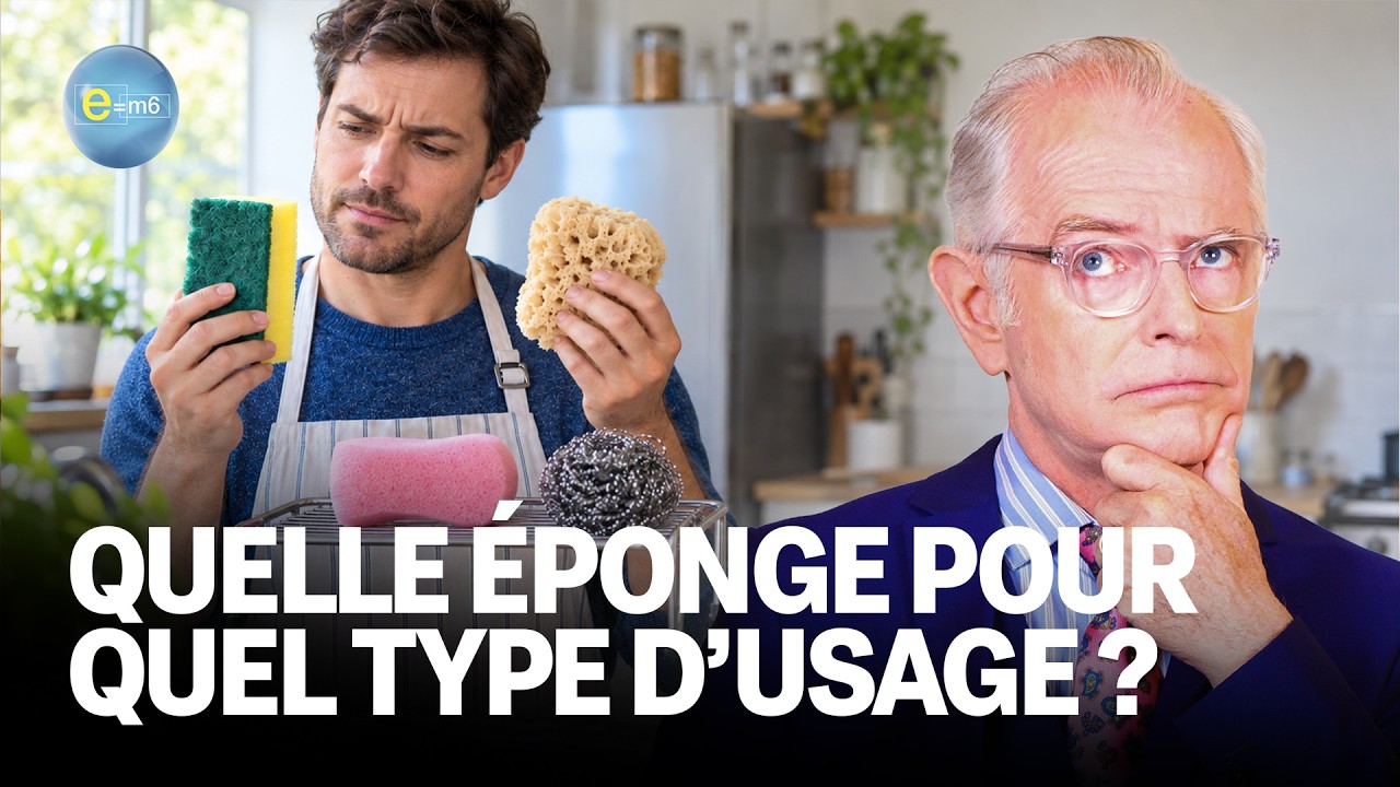 ÉPONGES : le véritable NID À BACTÉRIES de votre cuisine | E=m6