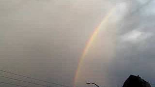 preview picture of video 'Tarde de Chazuta con arco iris en el cielo'
