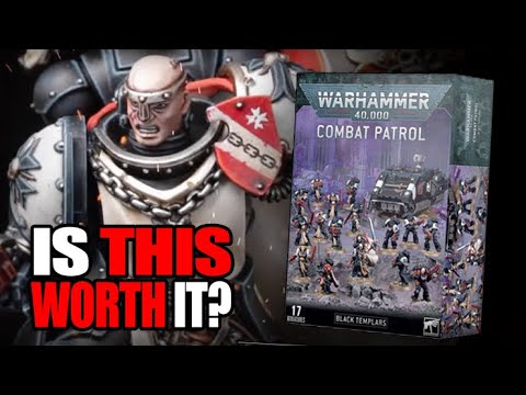 Let's Build Warhammer 40k Black Templars Combat Patrol Unboxing & Value