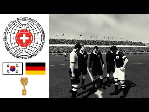 FIFA WORLD CUP SWITZERLAND 1954 - South Korea vs West Germany (Group B - Matchday 3)