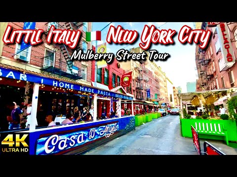 New York City  Little Italy 🇮🇹 Mulberry Street Tour