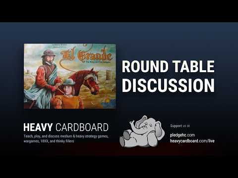 Round Table only - El Grande Round Table discussion by Heavy Cardboard