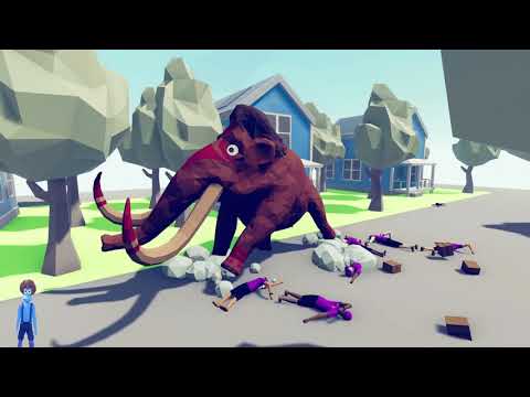 Crazy FedUp Delivery Men Army vs Every Faction #2 - TABS MODS Gameplay