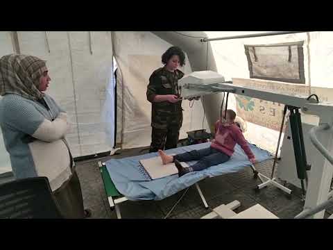 FHN-in Türkiyədə fəaliyyət göstərən mobil səhra hospitallarında 319-u uşaq olmaqla 1623 nəfərə tibbi xidmət göstərilib