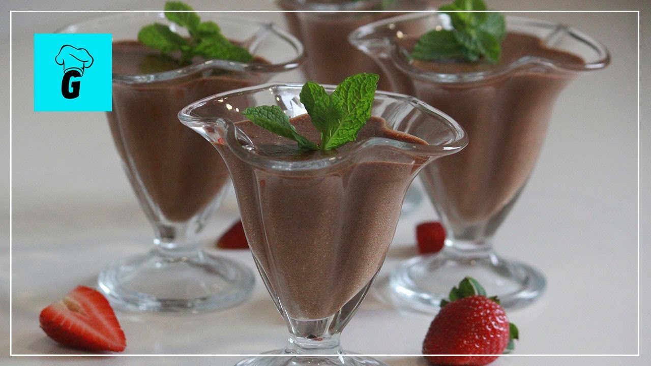 MOUSSE DE CHOCOLATE CON NATA PARA MONTAR 🍫 | ¡Sólo 4 ingredientes!