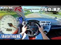 HONDA CIVIC TYPE R EP3 *MODIFIED VTEC* 260HP on AUTOBAHN [NO SPEED LIMIT] by AutoTopNL