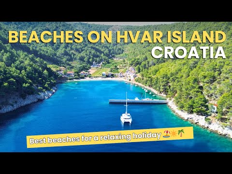 Beaches on Hvar island, Croatia - The best beaches for a summer holiday! 🏖️☀️🌴