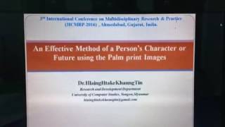 An Effective Method of a Person’s Character or Future using the Palm Print Images