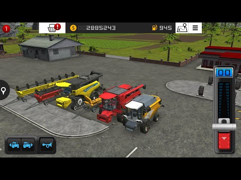 Fs16 Farming Simulator 16 - Canola Harvest with Different Harvester Timelapse #62