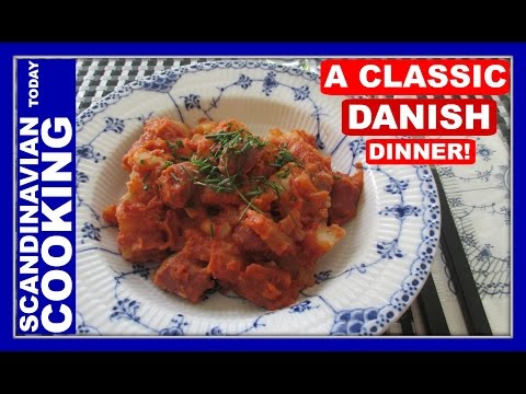 How To Make Easy & Cheap Swedish Hotdog Dish or in Danish Svensk pølseret