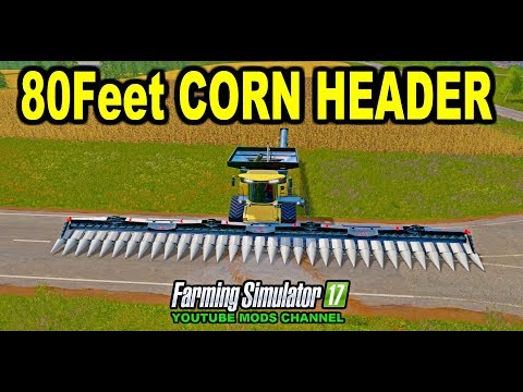 Farming Simulator 2017 Mods Really BIG Corn Header