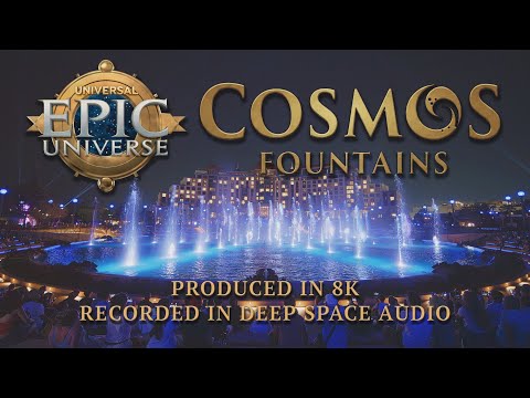 CLIFFLIX - Epic Universe - Cosmos Fountains in 8K