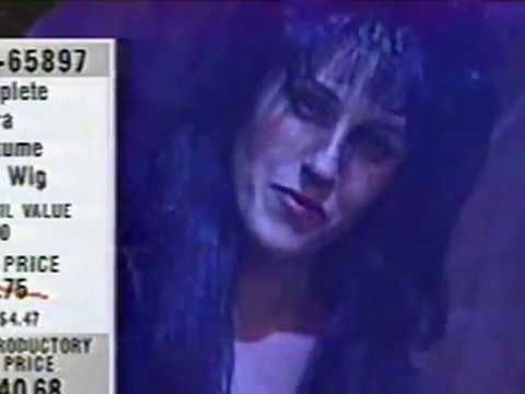 Qvc Model transforms into Elvira