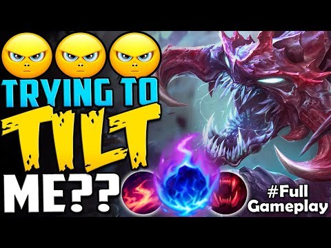 TRYING TO TILT ME? WATCH and LEARN | New Runes Cho'Gath vs Fiora TOP | RANKED SEASON 8 Gameplay