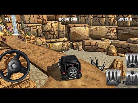 Mountain Climb 4x4: Impossible Stunts RED SUV Unlocked Levels 6 - Android GamePlay