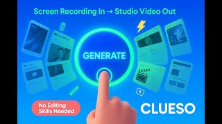 No Editing Skills Required! Featuring CLUESO (How to Make Basic Screen Recordings Look Pro)