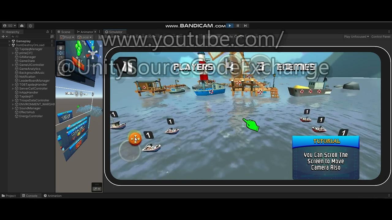 USA vs Russia Navy Fight - Pacific Sea : Warship Battle - Unity Source Code for Sale