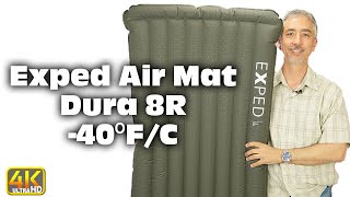 Sleep In -40ºF/C Comfortably—Exped Dura 8R Air Mat Review (4k UHD) #camping