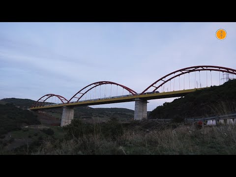 InterCity trains on new high speed main line at Central Greece.