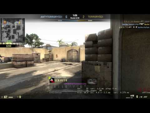 CS:GO ACE HENIO - AWP + Glock-18 (Dust2)