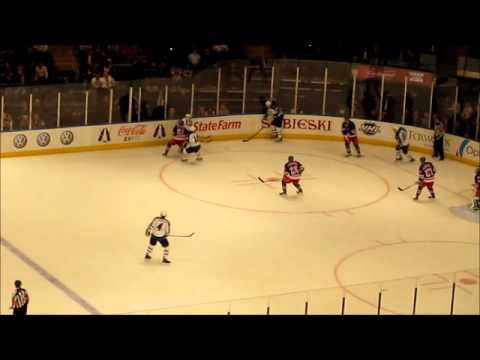 NEW YORK RANGERS-3 VS WINNIPEG-0 1/24/2012 @ MSG MY VIDEOS