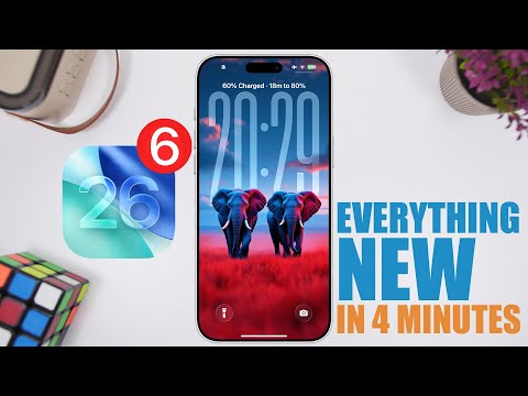 iOS 26 Beta 6 Released - Everything NEW in 4 Minutes !