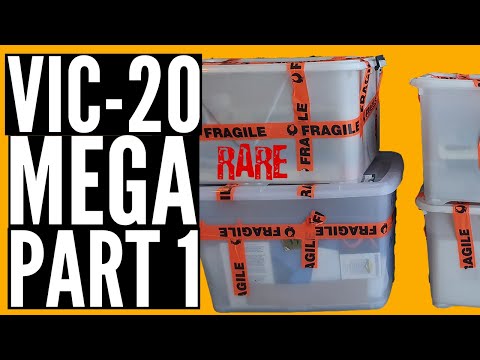 HUGE!!! Commodore VIC 20 Unboxing With RARE items: Part 1