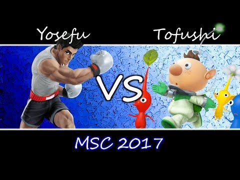 MSC 2017 - Top 8 - Tofushi (Olimar) vs Yosefu (Lil Mac, Ganondorf) - Smash 4 - Wii U