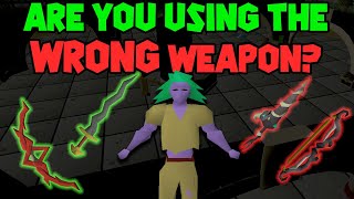 How to Choose a Weapon | OSRS DPS Calculator Guide