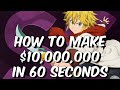 How To Make $10,000,000 In Gacha Mobile Game Sales in 60 Seconds - Seven Deadly Sins: Grand Cross