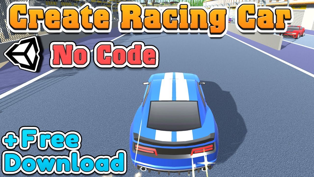 How to make Racing Car game in Unity with No Code ? Visual Scripting Tutorial