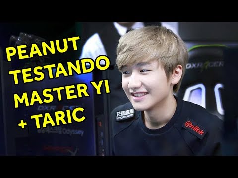 PEANUT TESTANDO MASTER YI + TARIC NA SOLOQ