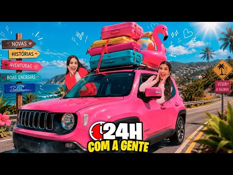 24H COM A GENTE EM UM DIA DE AULA QUE VAMOS VIAJAR !!! *Advinha o destino ?